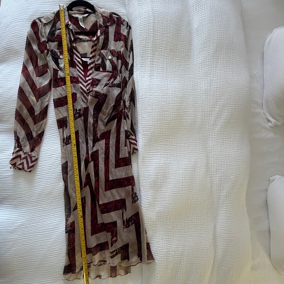 Diane von Furstenberg Chevron Patterned Dress - Picture 8 of 9